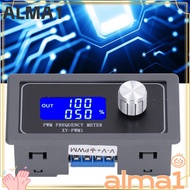 ALMA PWM Signal Generator, DC 3.3V-30V Adjustable Output Frequency Generator, Stable LCD Display Mot