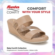 Bata บาจา Comfit รองเท้าเพื่อสุขภาพแบบสวม พร้อมเทคโนโลยี Wellness รองรับน้ำหนักเท้า สำหรับผู้หญิง รุ่น CAPRIY สีคาลาเมล 7013097