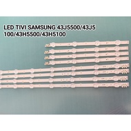 LED TV SAMSUNG 43J5500/43J5100/43H5500/43H50-4 bar 11 led A+B- 3V Type 1