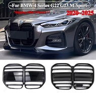 For BMW 4 Series G22 G23 M-Sport 420i 430i 435i M440i 420d 2020-2025 Car Front Center Grille Grills 