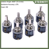 ETERNITY 1pc 534-1-1 Spectorl Precision Coil Wire Wound Potentiometer 534 2w 100R 200R 500R 1K 2K 5K