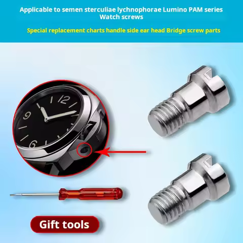 For Panerai PAM441/111 Lumino series watch dial side head screws guard bridge screws replacement sta