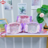 Transparent PU Leather Sling Bag PVC Cute Candy Shaped Crossbody Bag Little Princess Quality AC-062