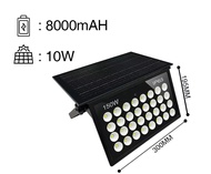 [Msia Seller] Full Watt Motion Sensor Power Save Multi Mode Led Solar Spotlight Flood Light 50W/80W/