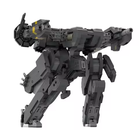MOC Metal Gear Solid Rex Robot Model Building Blocks Kit Fighter Armor High-tech Bricks Science DIY 