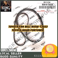 TOYOTA FAN BELT 90916-T2033 TOYOTA HILUX GUN125 GUN126 FORTUNER GUN156 GUN165 1GD 2GD FAN BELT 90916