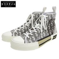 Dior B23 League Oblique Canvas High top Sneakers, Men's, White and Black, Size 26.0cm, 22RLS, 41