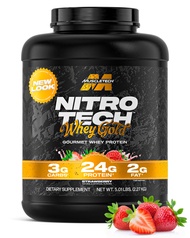 MUSCLETECH NITRO-TECH Whey Gold / 5 Lbs. เวย์โปรตีน เสริมสร้างกล้ามเนื้อ เพิ่มความคมชัด