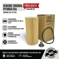 Hyundai Staria / Hyundai Santa Fe TM 2.2 2019  Genuine Original Engine Oil Filter (26320-2F100)