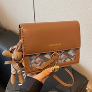 Minan Beg Messenger Kecil Wanita, Beg Tangan Retro Moden & Fashion, Beg Petak Bergaya