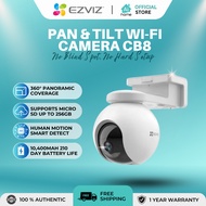 EZVIZ Battery-Powered Pan & Tilt Wi-Fi Camera CB8 3MP 10400mAh Battery Night Vision Tilt 2-Way Talk