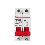 Aptomat CB 63A DC 1000V DC specialized for Solar energy - cooling circuit breaker - 1-way circuit br