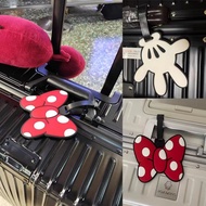 luggage tag Cartoon Cartoon Anime Cute Mickey Minnie Mouse Boarding Pass Luggage Tag Luggage Consign