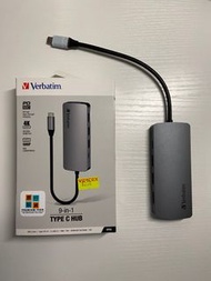 Verbatim 9-in-1 Type c hub 集線器