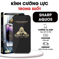 Sharp Aquos Sense 9 / Wish 4 full screen tempered glass, protects phone screen