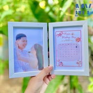 Gift Frame Pair Size 4x6 Inches With Picture