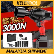 KELETOOL 3000N/M  Impact Wrench Electric Burshless Impact Cordless Wrench Electric Wrench Rechargeab