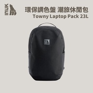 [INUK] Environmentally Friendly Palette Trendy Travel Leisure Bag 23L/Black Backpack Class Computer 