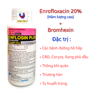 YSP ENFLOSIN PLUS(100ml) - Đặc tr.i. CRD Ecoli sổ mũi viêm phổi rù toi chướng diều khô chân cho gà đ
