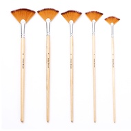 [RNM Store] Exclusive5 Piece Fan Paint Brushes Oil Acrylic Paint Brushes Fan Brush for Painting As S