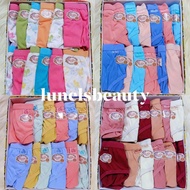 SOEN PANTY Original BBC Plain  Printed 6 PIECES   Ladies Bikini Assorted  Color