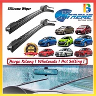 1PCS SILICONE WIPER Kereta Lori Van Car Wipe Vipe Viper Wira Axia BLM Saga Myvi Kancil Persona Bezza