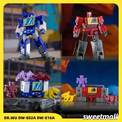 DR.WU DW-E02A MONITOR&DW-E16A SOUND MASTER 6cm ROBOTS WITH MINI Tape 2pcs Head