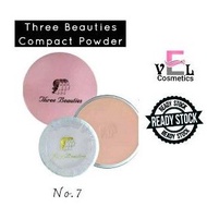 Compact powder / Three Beauties 804 Cream Powder Sunglow 7