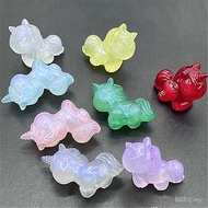 Car Accessories Unicorn Live Tears Jewelry diy Ji Blue Beaded Key Chain Mobile Phone Mermaid Hanging