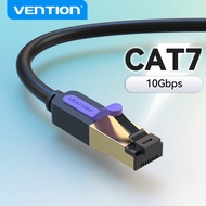 Vention Lan Cable Cat7 Ethernet Cable 10Gbps RJ45 SFTP Cable for Modem Router Computer Round Cable