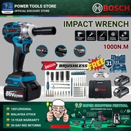 Bosch Genuine impact Cordless Wrench 1000N.m Electric Impact Wrench Screwdriver Drill Cordless Pembu