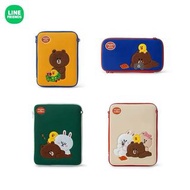 Line Friends ( 布朗熊 / 莎莉 / 可妮兔 ) 可愛卡通公仔 多用途收納包 / Switch遊戲機收納包 / 旅行收納包 / iPad Case 平板電腦保護套 平板電腦收納包 ( Brown / Sally / Cony )