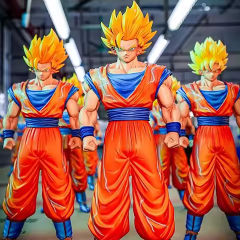 JT Studio Dragon Ball New Super Saiyan Super One/Super Two Wukong Fully Painted Boutique Statue Mode