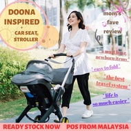BABY CAR SEATER-CARRIER-STROLLER- TROLLEY -EASILY TRANSFORMED IN SECONDS