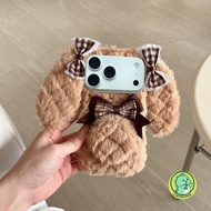 Cute Plush Rabbit Phone Case For Realme GT8 Pro GT7 GT7T GT6 GT6T GT5 GT3 240W GT2 GT Master Explore