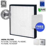 AIRPRO Sharp Air Purifier HEPA Filter For  FU-21SE, FU-S25E, FU-W28E, FU-425E, FZ-425SFE