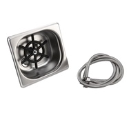 Cup WasherStainless Steel Automatic Cup Washer Glass Cleaning Rinser Bar Rinser Glass RinserKitchen