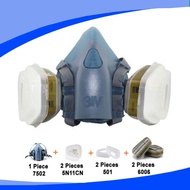 3M 7502 Gas Mask and 3M 6006 Filter - Safe solution for working environments