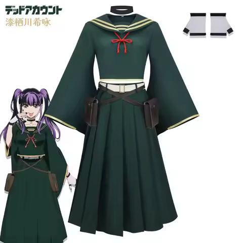 Dead Account Urusugawa Kiyomi Cosplay Costume - Anime Uniform Stage Performance Outfit for Halloween