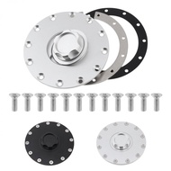 Embedded Aluminum Alloy Fuel Cell Cap Rubber Sealing Ring Modification Parts Fuel Cell Filler Neck w