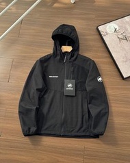 全新Mammut 26新款户外休閒纖維格外套Mammut 薄外套Mammut風衣Mammut風褸Mammut jacket Mammut外套