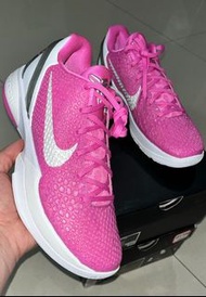 Nike Zoom Kobe 6 粉白色（EU43/US9.5）