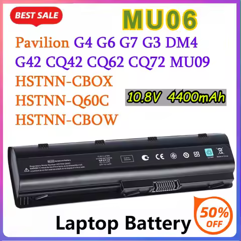 MU06 Laptop Battery for HP Pavilion G4 G6 G7 CQ42 CQ43 CQ32 G42 G32 DV6 DM4 G72 593562-001 HSTNN-LB0