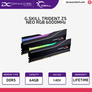 G.Skill Trident Z5 NEO RGB 64GB (2x32GB) DDR5 6000MHz AMD Expo Desktop Memory Kit F5-6000J3238G32GX2-TZ5NR
