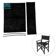 [Gralara] Folding Director's Chair, Replacement Fabric, BBQ, Camper Van, Travel, Home Chairs, Breath