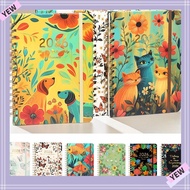 YYE 2026 Planner, Jan.2026 - Dec.2026 Weekly and Monthly Calendar 2026, Monthly Tabs Agenda A5 Acade