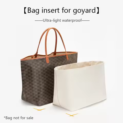 Bag Organizer Insert For Goyard Tote Bag Lightweight Bag Insert Storage Waterproof Dupont Paper Bag 
