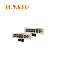 TCYATO  7-inch 36W straight red and blue flashing bright light paving street lamp