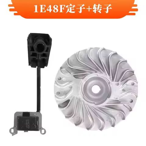 Flywheel 2 styles for Chinese 63CC 2 stroke engine ignition fly wheel 1E48F 48F auger earth drilll h