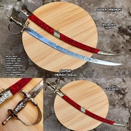 PEDANG AL-AYYUBI ARABIAN SWORD MERAH PREMIUM